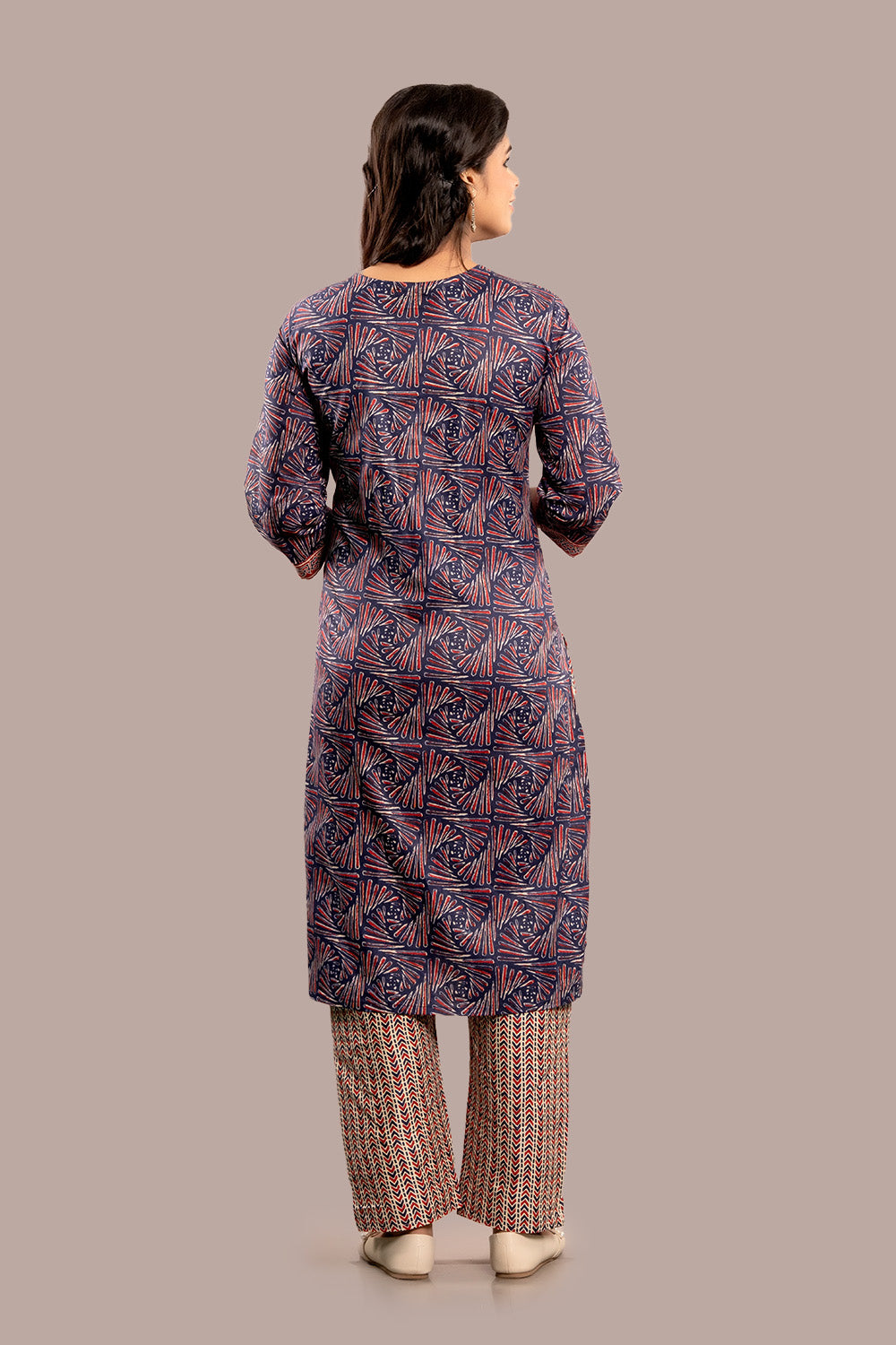 Combination of Phulkari, Ari, Kashida Embroidered Salwar Kameez & Dupatta