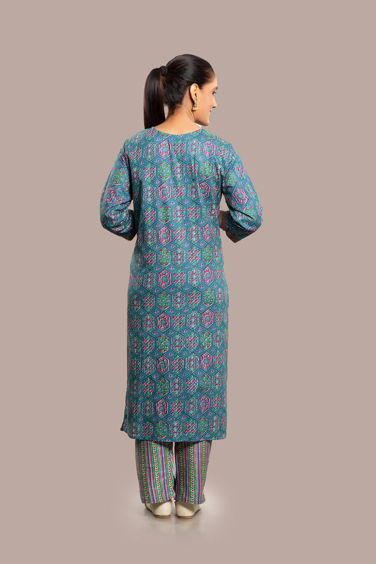 Indian Hand Embroidered Mirror Work Salwar Kameez & Dupatta