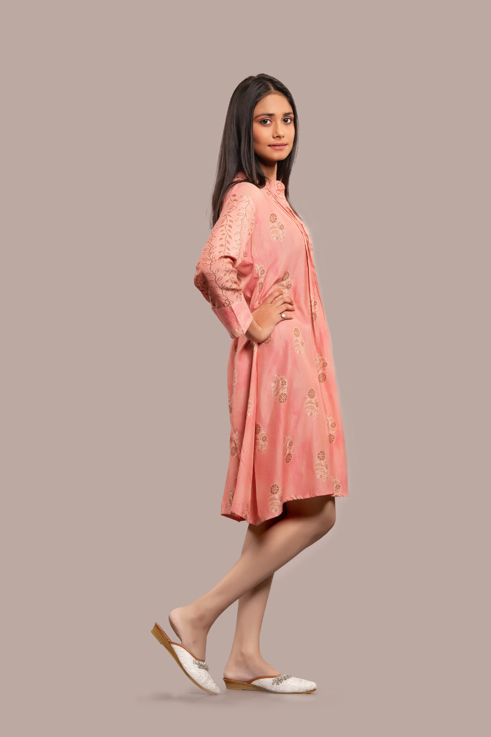 Floral Motif Printed Kurti