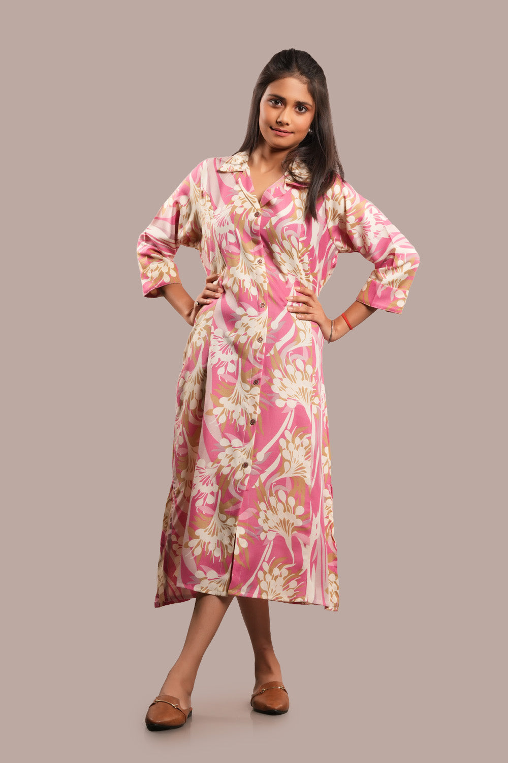 Modern Floral Printed Kurti