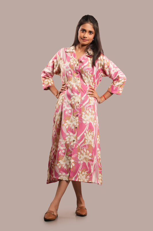 Modern Floral Printed Kurti